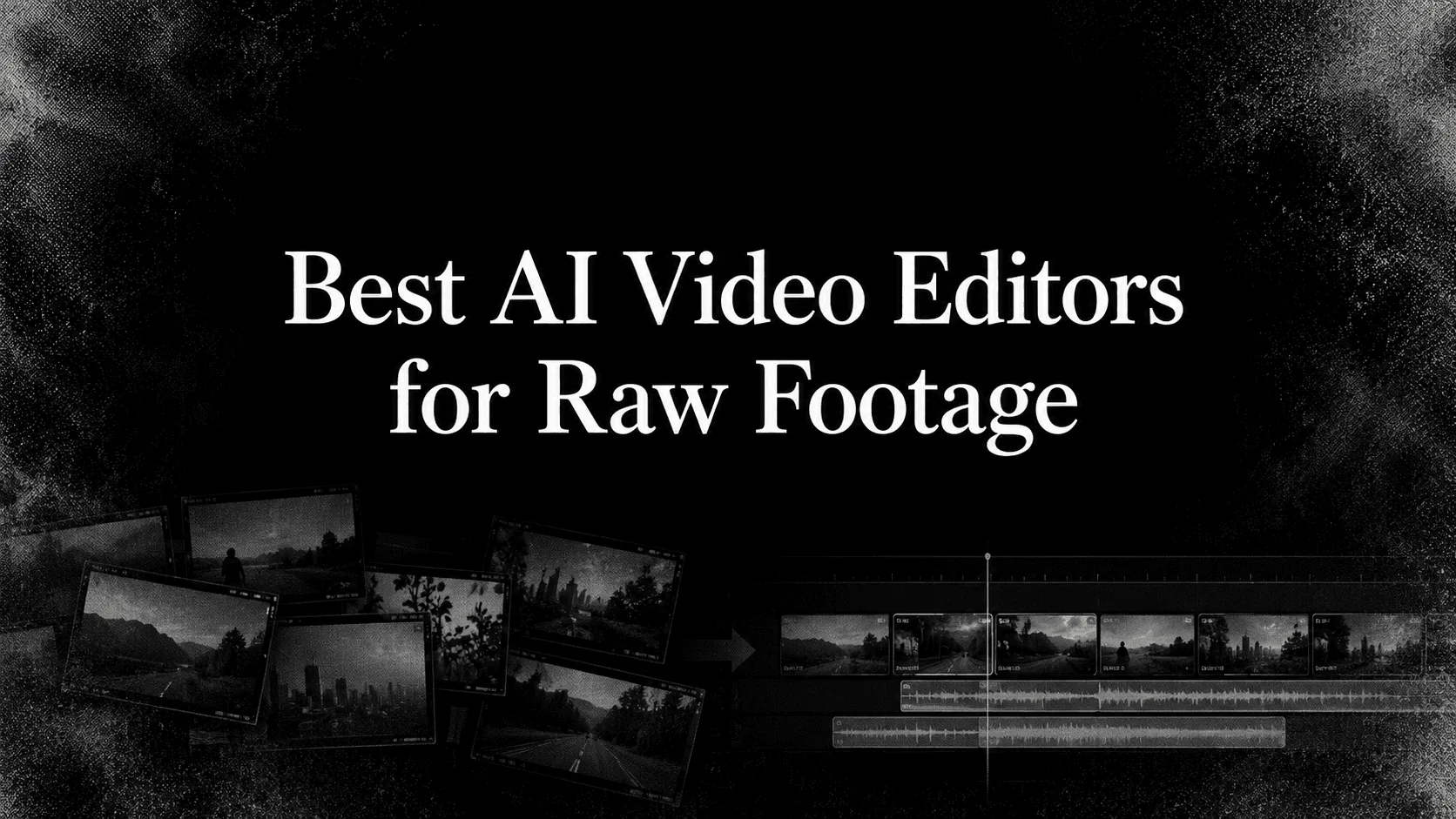 Best AI Video Editors to Use When You’re Working with Raw Footage